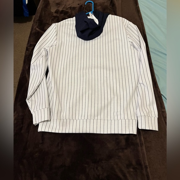 Siksilk Pinstripe Hoodie - Picture 2 of 3